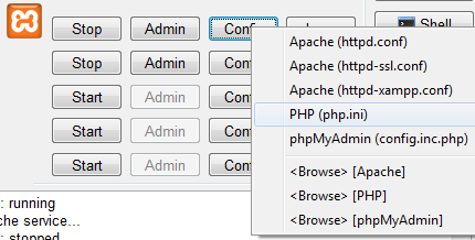 Редактируем php.ini в XAMPP