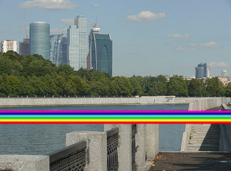 проводим градиент