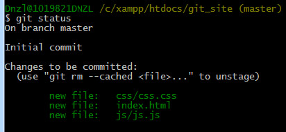 добавление файлов в git