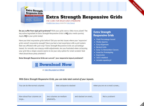  css  Extra Strength Responsive Grids
