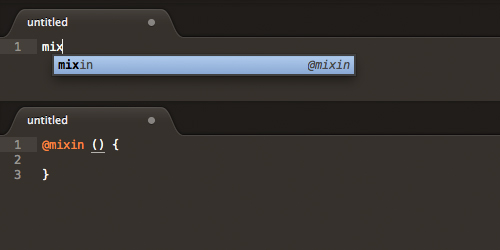 сниппет в sublime text 3